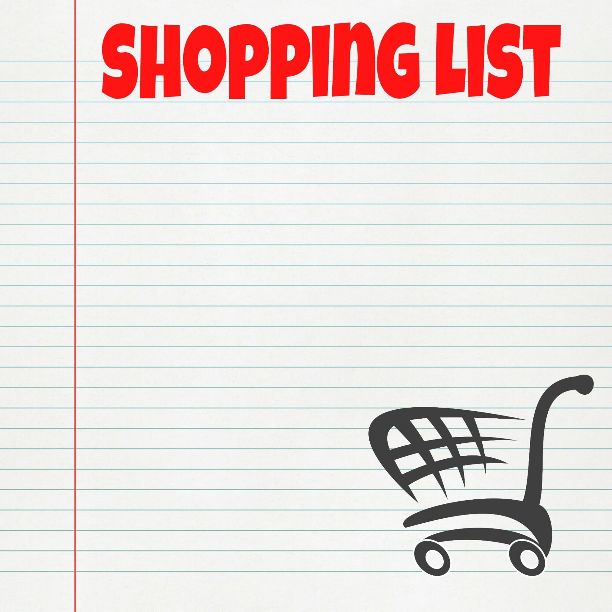 No matter if you're buying groceries or clothes, it's easy to go overboard. That's why it's so important that you create a budget shopping list.