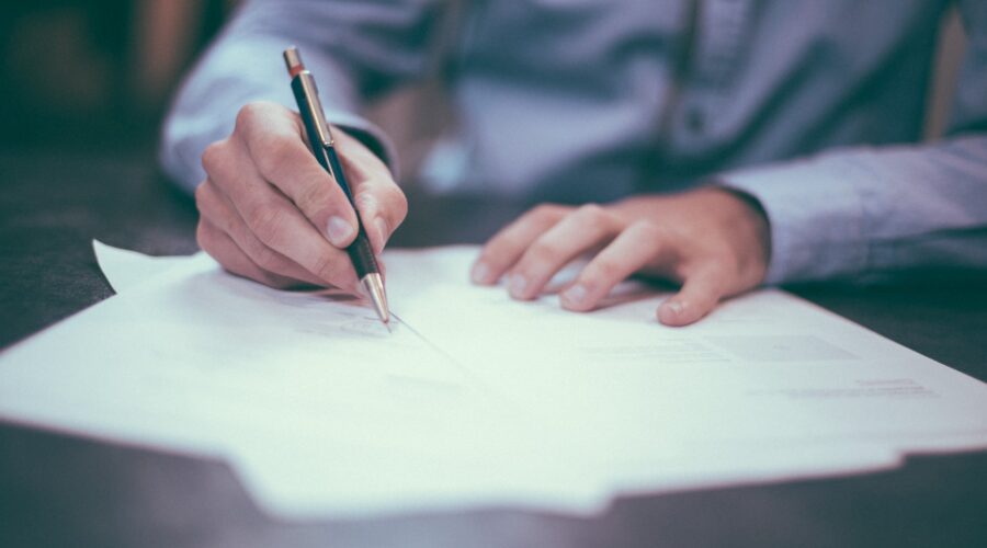 Sign papers
