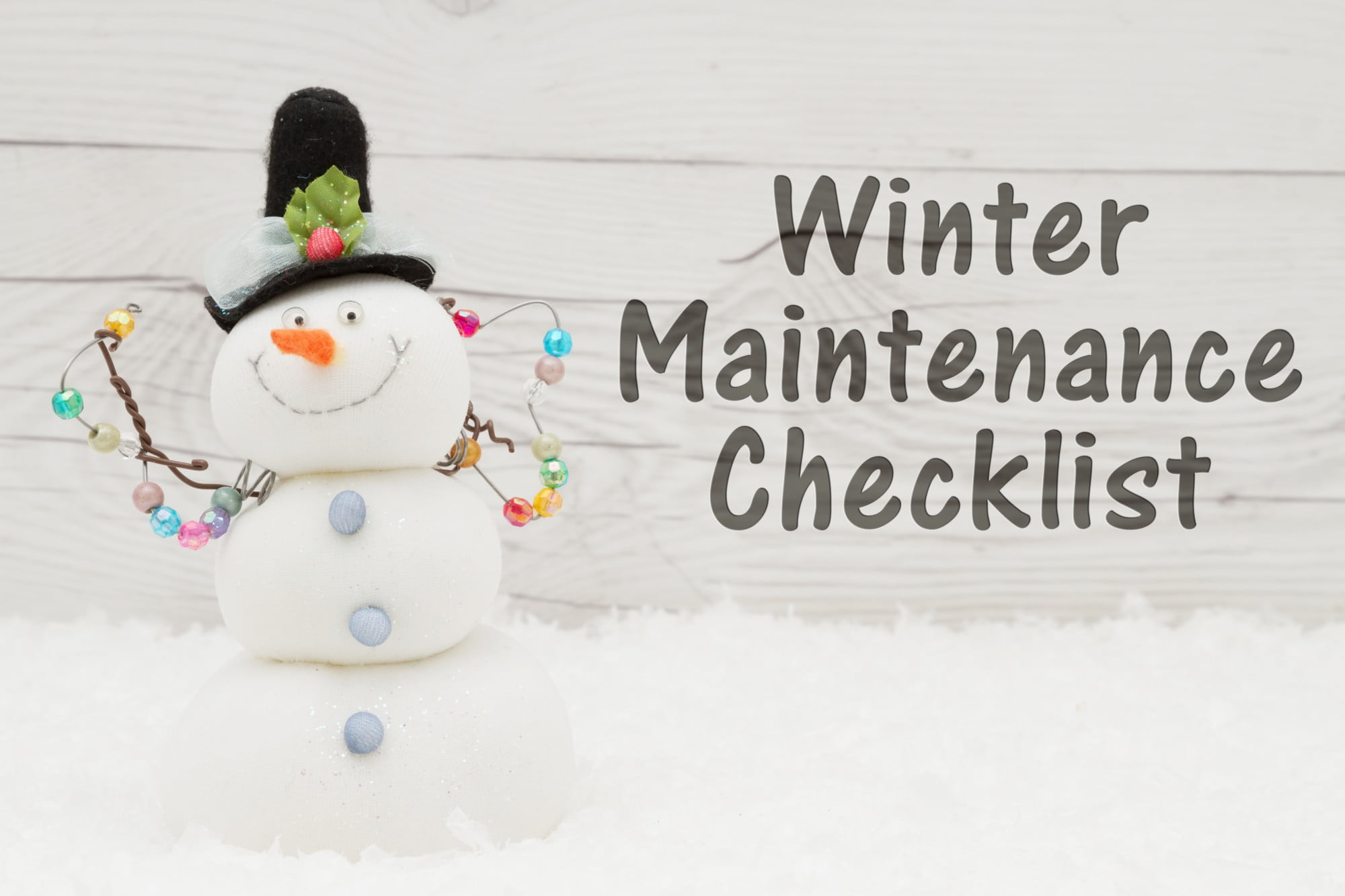 With the temperatures dropping and winter upon us, now is the time to tackle those winter home maintenance tasks. See our tips for homeowners today.